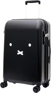 Miffy Carry-on Spinner Suitcase Face Design Black Color Version 55L-60L Bag NEW - Picture 1 of 7