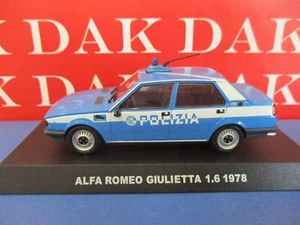 Die cast 1/43 Modellino Auto Polizia Police Alfa Romeo Giulietta 1.6 1978 - Foto 1 di 3