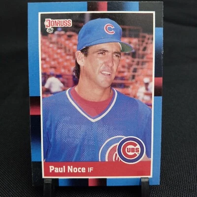 1988 Donruss Baseball Card Paul Noce Rookie Chicago Cubs #315 (1A473) - Image 1 of 3