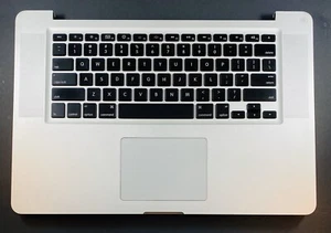 Macbook Pro 15" a1286 2009 Top Case Keyboard with Trackpad Dvd Hdd Dc Jack - Picture 1 of 4