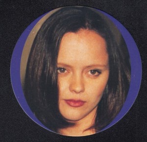 CHRISTINA RICCI Rare c.1999 British Game Card