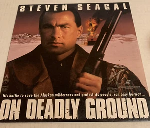 On Deadly Ground Steven Seagal Laserdisc LD Movie Vintage 1994 - Picture 1 of 1