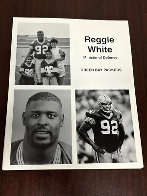 Lot of 12 Reggie White Minister of Defense Green Bay Packers 8x10 Photos Collage - Image 1 of 2