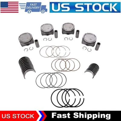 Engine Piston Ring Main Rod Bearing Kit for Kia Soul 2014-19 for Kia Forte 14-19 Foto 1 de 4