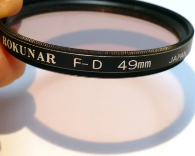 Rokunar 49mm Lens Filter  F-D FL-D  fluorescent to daylight conversion - Image 1 of 4