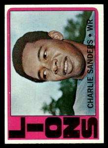1972 Topps #60 Charlie Sanders - Excellent *TedsCardShack* - Picture 1 of 2