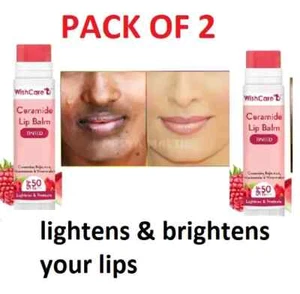 2X WishCare Tinted Ceramide Lip Balm For lip Lightening & Protection 5gm - Picture 1 of 6