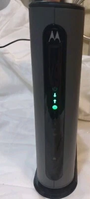 Motorola MG7315 Black Cable Modem Plus  Router W/ Power Adapter - Image 1 of 4