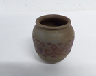 Sabah Art Pottery Borneo Vase Brown Height 9cm Asian
