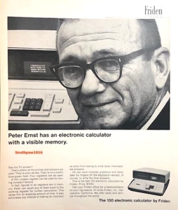 1965 Fridan $1,695 Electronic Calculator With Visible Memory Original Print Ad - Picture 1 of 1