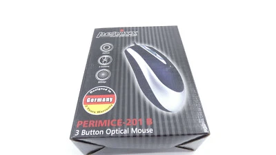 Perixx PERIMICE 201 B Optische Maus mit 3 Tasten neu in OVP 201B - Bild 1 von 2