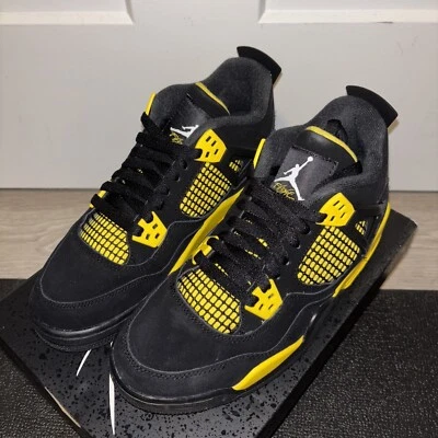 Talla 6.5 Y-Jordan 4 "Trueno" 408452-017 Nuevo con Caja Foto 1 de 4