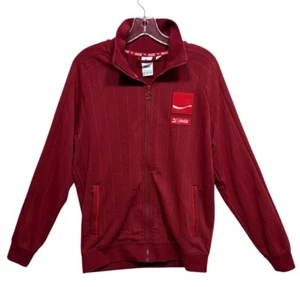 Puma Coca Cola Jacke rot Herren Medium X T7 Track durchgehender Reißverschluss Langarm gebraucht, in einwandfreiem Zustand - Bild 1 von 13