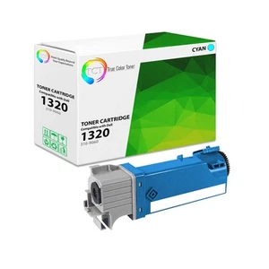 Cartucho de tóner láser TCT Cyan 310-9060 para impresoras Dell 1320 1320C 1320CN - Imagen 1 de 6