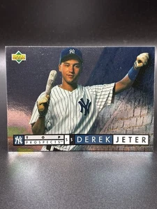 1994 Upper Deck Top Prospects #550 DEREK JETER Rookie Yankees HOF FREE SHIPPING - Picture 1 of 2