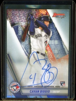 2019 Bowman's Best 1st CAVAN BIGGIO rookie RC autograph AUTO - Image 1 of 2
