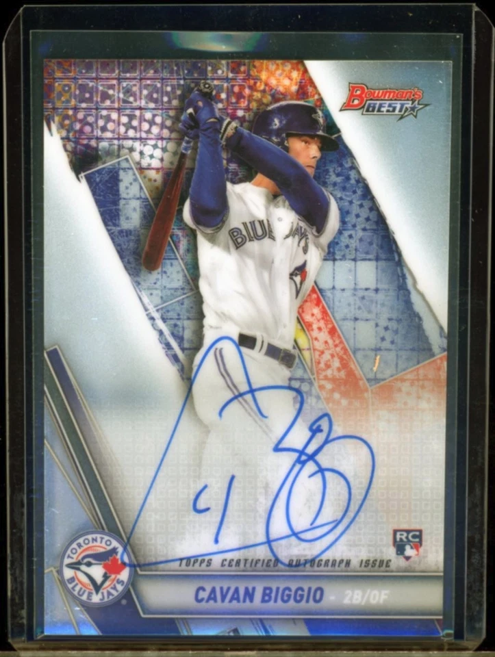 2019 Bowman's Best 1st CAVAN BIGGIO rookie RC autograph AUTO - Image 1 of 2