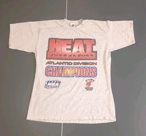 Vintage 1997 Miami Heat NBA Playoffs Atlantic Division Champions XL/XXL T-Shirt - Bild 1 von 4