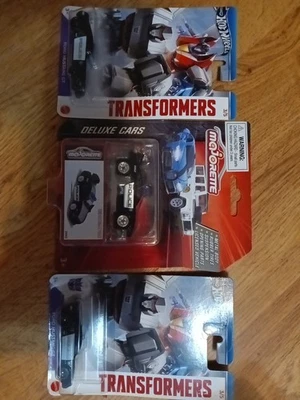 2 HOT WHEELS TRANSFORMERS SERIES  police Mustang And Majorette Police Mustang - Image 1 of 4