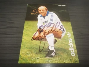 Uwe Seeler hand signed Hamburger SV Club autograph card - Picture 1 of 2