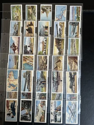 LAMBERT & BUTLER-FULL SET- EMPIRE AIR ROUTES 1936 (50 CARDS) EXCELLENT - Image 1 of 4