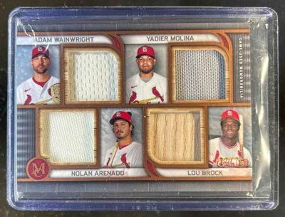 Camiseta deportiva cuádruple Museum Yadier Molina Nolan Arenado Brock Adam Wainwright 2023 #17/75 Foto 1 de 2