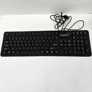 Sungwoo Wired USB Flexible Silicone Keyboard - Picture 1 of 3