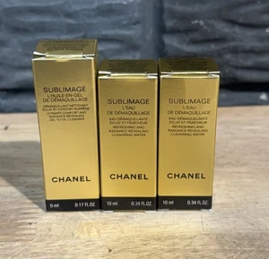 Limpiador Gel a Aceite Chanel Sublimage L'huile 5 ml y Agua Limpiadora (2) - Nuevo - Imagen 1 de 5
