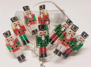 Mini Nutcracker String Lights Battery Operated 5 Ft * C6 - Picture 1 of 2