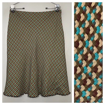 Briggs 纽约裙子 12 码粗花呢学术生涯 Y2K 女学生学院风复古 — 第 1/4 张图片