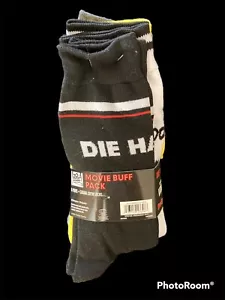 MOVIE BUFF PACK 6 Pairs Casual Crew Socks Office Space, Die Hard, etc. Men's NWT - Picture 1 of 6