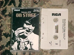 Elvis Presley "February 1970 ON STAGE" Cassette RCA Victor 1970  - Picture 1 of 1