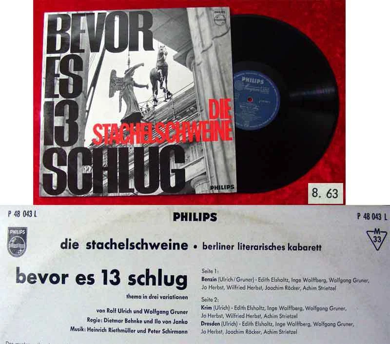LP Stachelschweine: Bevor es 13 schlug (1963) - Bild 1 von 1