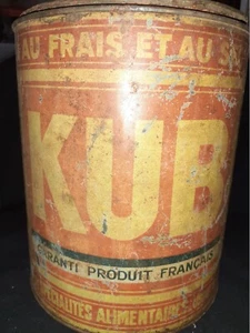 Ancienne Boite en métal KUB.B 23X10cm N°705/7 - Foto 1 di 7