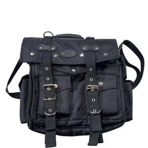 Urban Xplorer Explorer Satchel Bag Hiking Travel Black J5Y - Picture 1 of 4