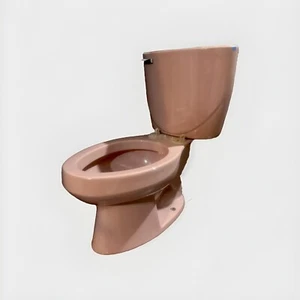 Kohler Pink Toilet Vintage Barbie Pink Southern Chic Kohler Toilet -Made In USA - Picture 1 of 8