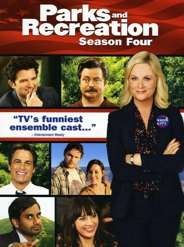 Parks and Recreation: Season Four DVD  Amy Poehler, Nick Offerman, Chris Pratt - Image 1 of 1
