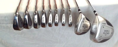 Juego de palos de golf Delta Lady Pro para damas 1,3 maderas, 3-PW acero damas flexión regular diestro Foto 1 de 4