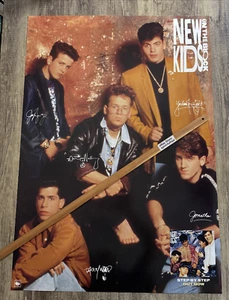 VINTAGE POSTER: NEW KIDS ON THE BLOCK Step By Step (Original InStore 1990) - Picture 1 of 4