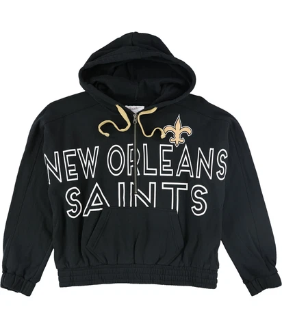 Touch Womens New Orleans Saints Hoodie Sweatshirt, Black, Small Cover