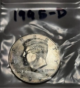 1995-D Kennedy Half Dollar, Circulated but NICE ! - Picture 1 of 2