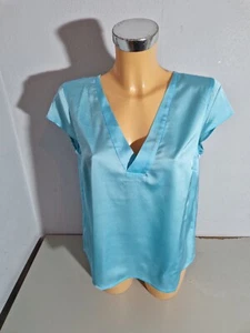 s. Oliver  GET IT ON  Damen Bluse Tunika  Gr. 36 / 38   helltürkis  Kurzarm  NEU - Picture 1 of 5