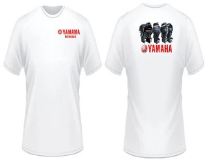 Yamaha Outboards rotes Logo T-Shirts - Bild 1 von 1