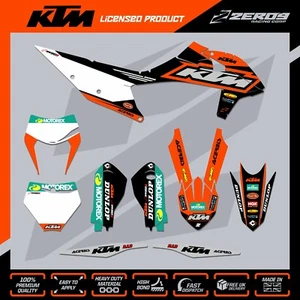 KTM MX Graphics Kit Motocross Graphics SX SXF EXC EXCF 125-500 TREPID - Picture 1 of 3