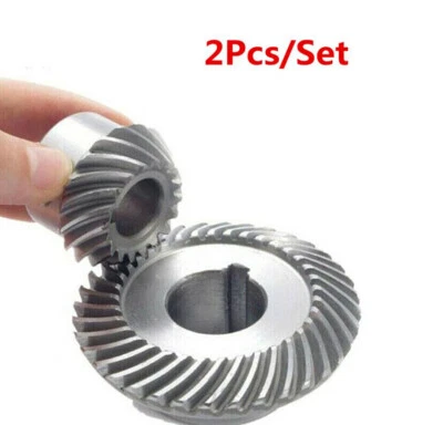 2Pcs/Set Pair Spiral Bevel Gear C77+C96 For 3# 4# Milling Machinery Lifting Tool - Image 1 of 4