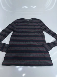 Camisa De Colección Zoo York Manga Larga Talla Grande Y2K Patinador Grunge Gris/Negro/Rojo - Imagen 1 de 9