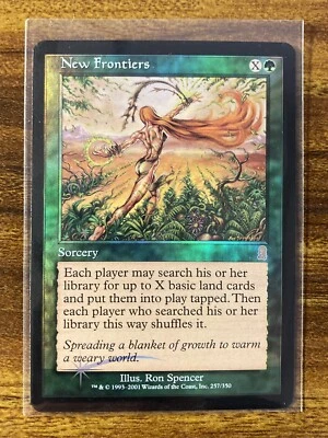 MTG✨NEW FRONTIERS FOIL✨Odyssey MINT RARE Sorcery 2001 R. Spencer Art UNPLAYED - Image 1 of 4