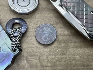 The OWL Black Tungsten Coin for Billetspin GAMBIT - Picture 1 of 5