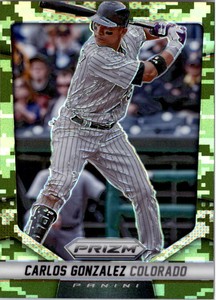2014 Panini Prizm Prizms Camo #85 Carlos Gonzalez