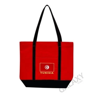 Tunesien Flagge Tragetasche / Tunesien Flagge / Tunesien Flagge Handtasche - Bild 1 von 3